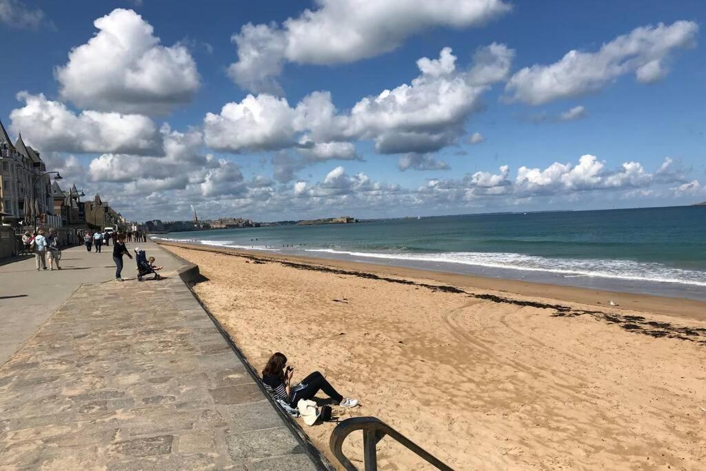 Ideal - Plage, Jardin & Jacuzzi, Proche Plage Et Thalasso - 1 A 6 Personnes Saint-Malo Zewnętrze zdjęcie